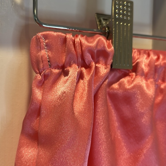 Victoria's Secret VTG '80s Gold Label Hi-Gloss Satin PJ Sleep Shorts +Top SZ M - Picture 6 of 12